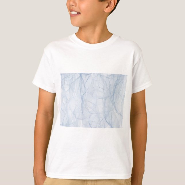 Blue Shadow Mönster T Shirt (Framsida)