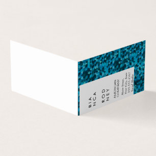 Blue Shapes Corporate Visitkort