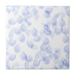 Blue Shapes Pattern Ceramic Tile Kakelplatta