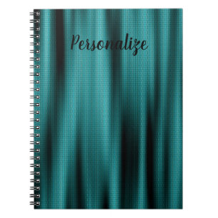 Blue Sheen Struktur personalize Monogram Anteckningsbok