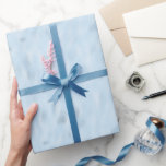 Blue Shimmery Glossy Presentpapper<br><div class="desc">Blått,  glänsande pappert presentbyte som matchar den blå bröllop-uppsättningen.</div>
