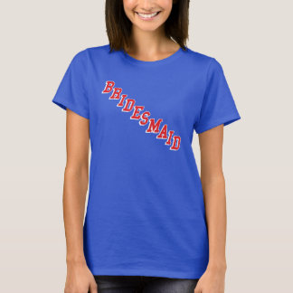 Blue Shirt Bridesmaid T-shirt