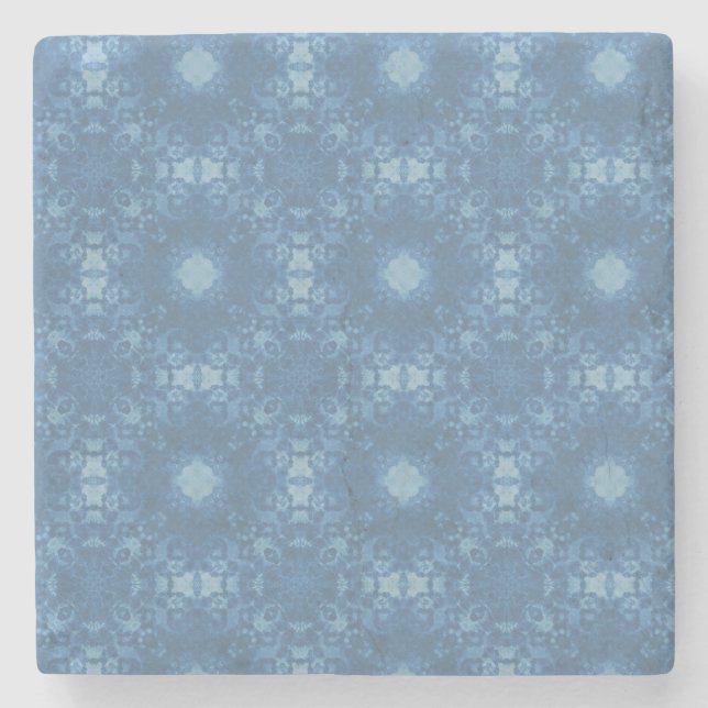 Blue Signature Pattern Stenunderlägg (Framsidan)