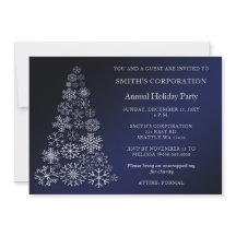 Blue Silver Festive Corporate julfest