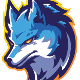 Blue silver fox t shirt