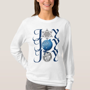 Blue Silver jul Joy Shirt T