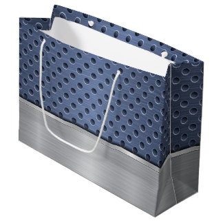 BLUE & SILVER METALL LOOK MÖNSTER