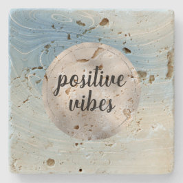 Blue Silver Ombre Rand Stenunderlägg