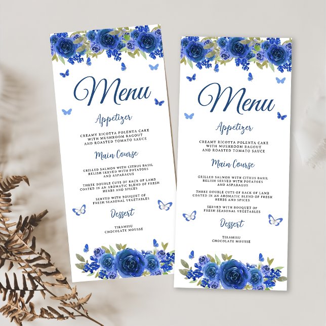 Blue Silver Ro Quinceanera Meny (Skapare uppladdad)