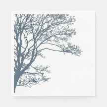 Blue Single Träd Boho