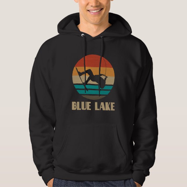 Blue Sjö Hoodie Wakeboarding Hoodie Wakeboarder (Framsida)