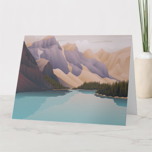 Blue sjö kort (Framsida)