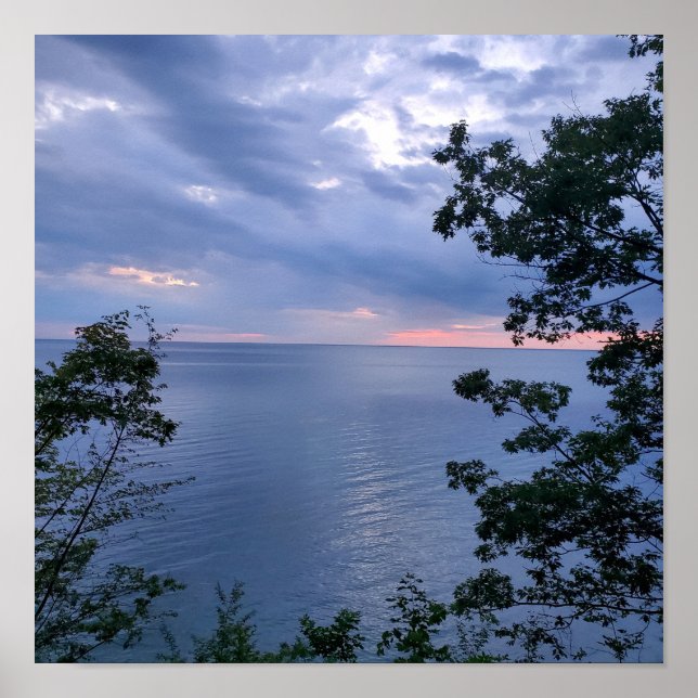 Blue Sjö Poster (Framsidan)