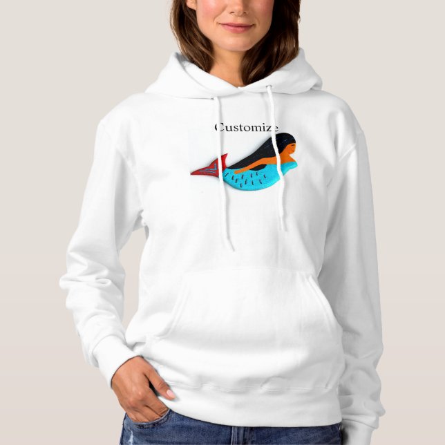 Blue Sjöjungfru Thunder_Cove T Shirt (Framsida)