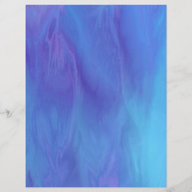 Blue Skies Bulk Scrapbook Paper Pages Reklamblad (Framsidan)