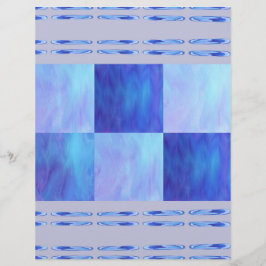 Blue Skies Tiles Bulk Scrapbook Paper Pages Reklamblad