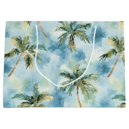 Blue Skies Tropical Island Palm Trees Birthday