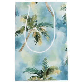 Blue Skies Tropical Island Palm Trees Birthday