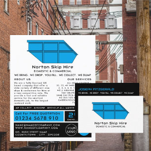 Blue Skip, Skip/Dumpster Company Advertising Reklamblad