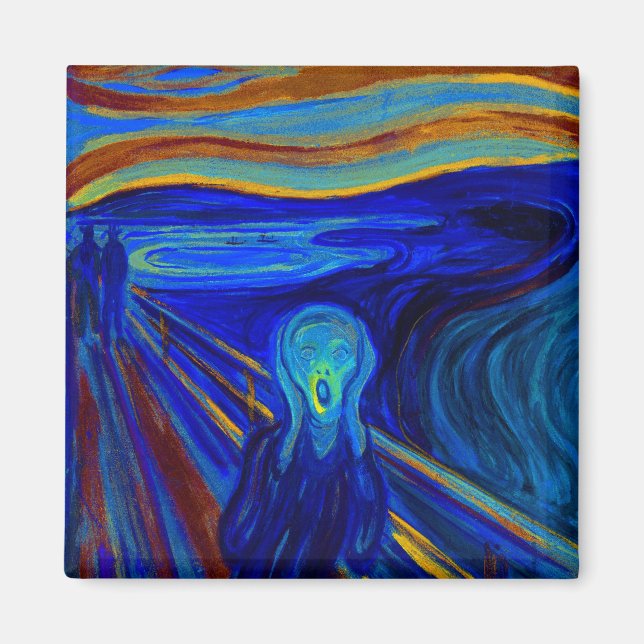 Blue Skräm Magnet (Framsidan)
