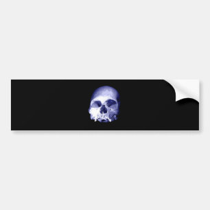 Blue Skull Bildekal