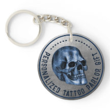 Blue Skull Coola Gothic Pro Fidelity Tatto Parlor