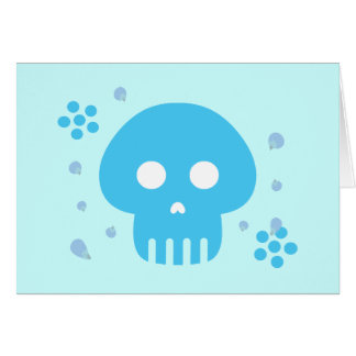 Blue Skull Hälsningskort