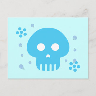 Blue Skull Vykort