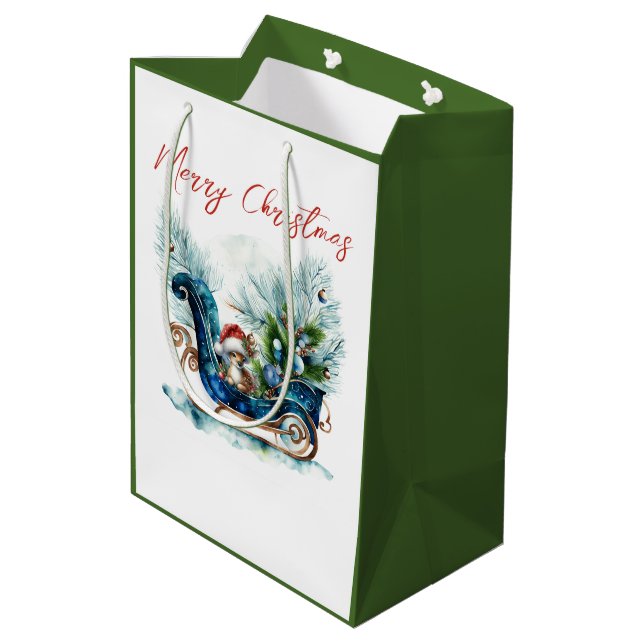 Blue Sled Baby Reindeer (Baksidan Vinklad)