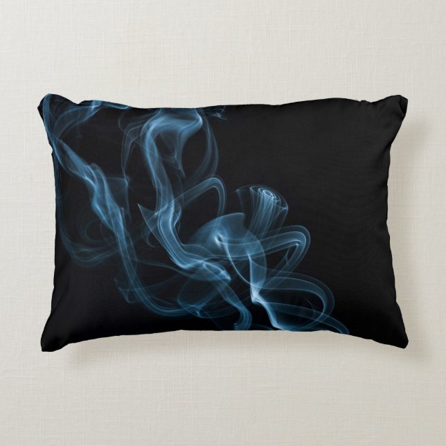 Blue Smoke Prydnadskudde (Framsidan)