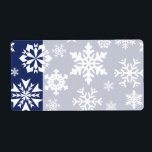 Blue Snöflingor Winter jul Helgdag Mönster Fraktsedel<br><div class="desc">Blå Snöflingor Vinterjul,  Helgdag,  för att utforma en vintersäsong under vintern.</div>