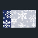 Blue Snöflingor Winter jul Helgdag Mönster Fraktsedel<br><div class="desc">Blå Snöflingor Vinterjul,  Helgdag,  för att utforma en vintersäsong under vintern.</div>