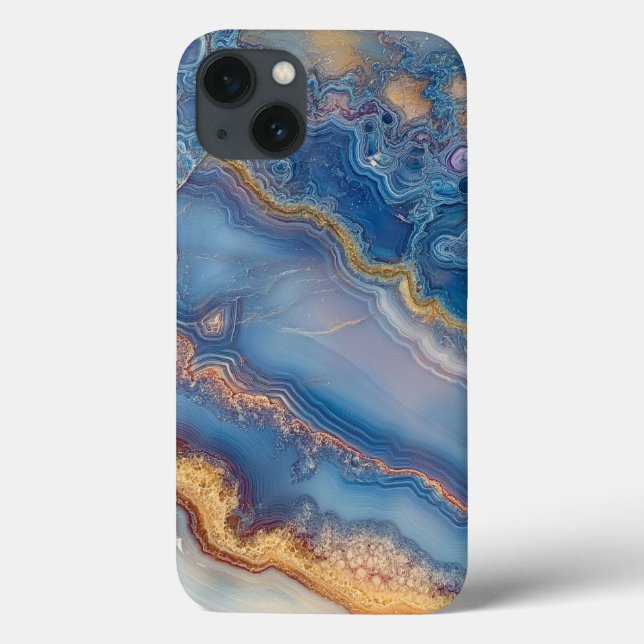 Blue Snöre Agate (Baksida)