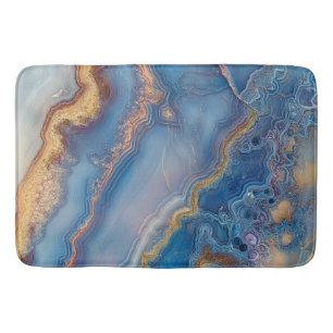 Blue Snöre Agate Badrumsmatta