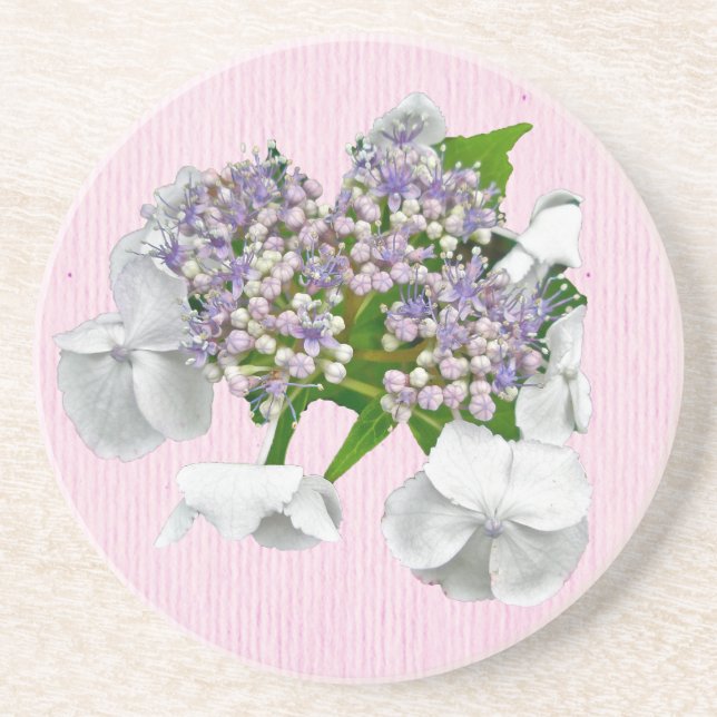 Blue Snöre Hydrangea Underlägg (Framsidan)