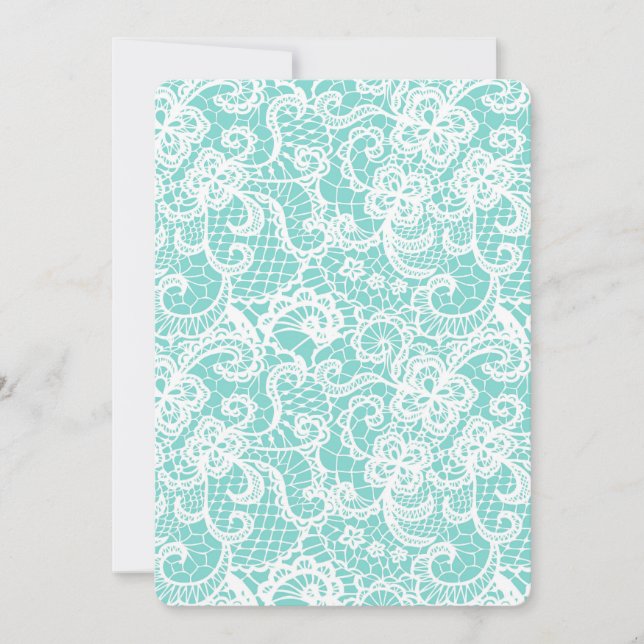 Blue Snöre Inbjudningar (Framsida)