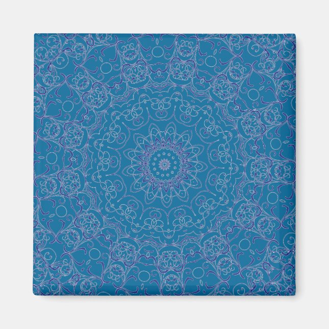 Blue Snöre Magnet (Framsidan)