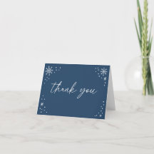 Blue Snowflake Baby Shower