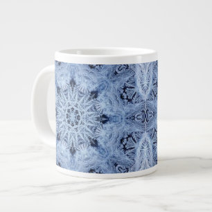 Blue Snowflake Jumbo Mugg