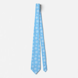 Blue Snowflake Tie Slips