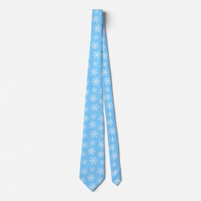 Blue Snowflake Tie Slips (Framsida)