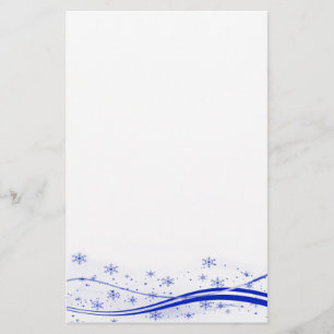 Blue Snowy-jul Brevpapper