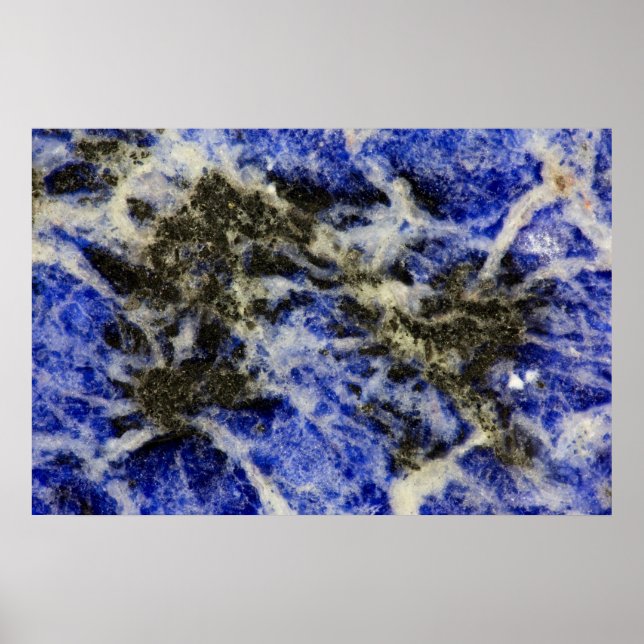 Blue Sodalite Poster (Framsidan)