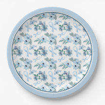 Blue Söndag ME/CFS Awareness Plate