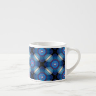Blue Spacey Geometric Espressomugg