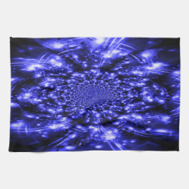 Blue Sparkling Lights Kökshandduk