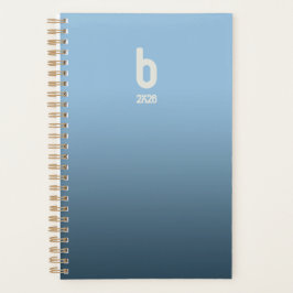Blue Spiral Planner – 2026 Breath