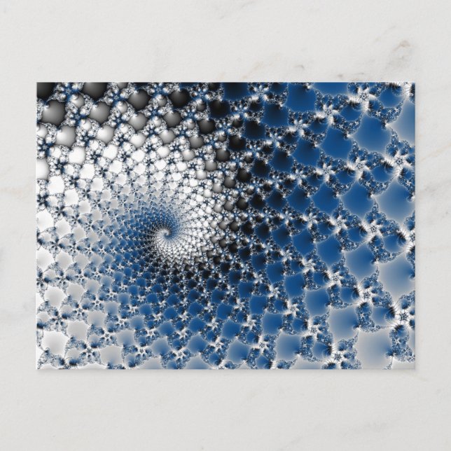 Blue Spiral Vykort (Framsida)