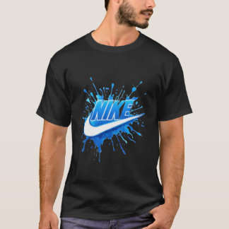 Blue Splash Street Logotyp T Shirt