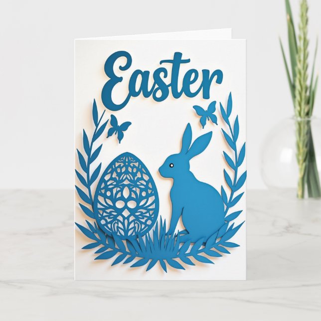 Blue Spring Renewal Card Kort (Framsida)